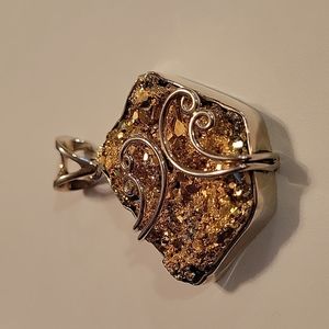 Gold & silver pendant